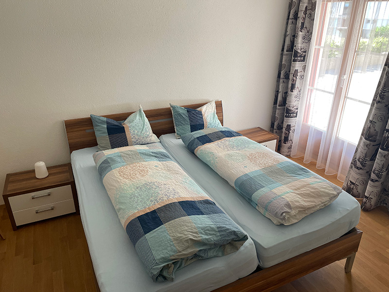 Schlafzimmer 1 mit Tempur Matratzen